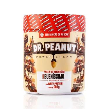 Imagem de Pasta de amendoim sabor Bueníssimo com Whey Protein 600g - Dr Peanut -