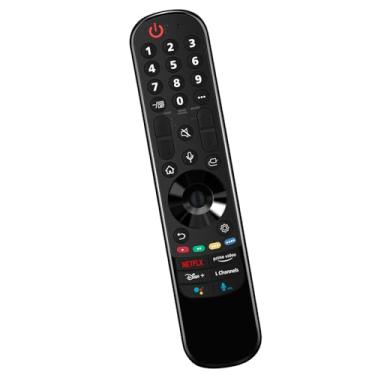 Imagem de Controle remoto Magic de substituição MR21GA AN-MR21GA com ponteiros de comandos de voz para LG Televisions 2021 OLED TV A1/B1/G1/C1/Z1, QNED 90/91/95/97/99, Nano 75/80/81/85/86/88/90/91/96. Série /99