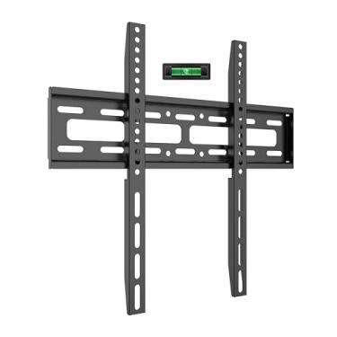 Imagem de Suporte para TV Forte até 50kg - Aço Reforçado para TVs 32-70 Polegadas - Suporte de Parede Fixo Preto com Nível e Inclinação - Universal para Todas Marcas de Televisã