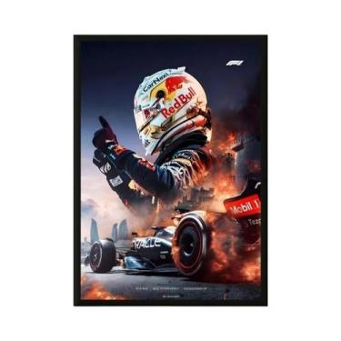 Imagem de Max Verstappen F1 Vencedor Do Grande Prêmio Do Brasil Poster Art Print