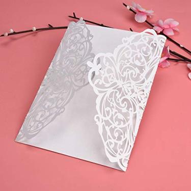 Imagem de Convites de Quinceanera, 10pcs Blank Kraft Cards de Convite Casamento Personalizados Cartões Negócios Casamento para Noivado Aniversário (004)