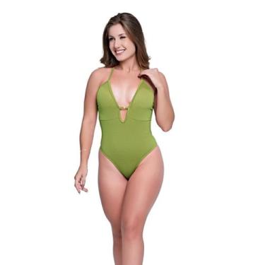 Imagem de Maiô Engana Mamãe Com Bojo Costas Nuas Calcinha Fio Duplo - HYPE MODAS