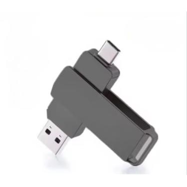 Imagem de PENDRIVE TIPO C E A, USB 3.2 DE ALTA VELOCIDADE DE TRANSFERÊNCIA DE DADOS ESTÁVEL, PROJETADO PARA DISPOSITIVOS DE PRÓXIMA GERAÇÃO COM A NOVA PORTA USB TIPO C. (GRAFITE 1, TB)