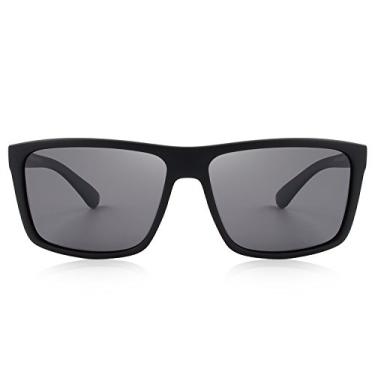 Imagem de Óculos de sol masculino Merry polarizado para pesca ao ar livre, Matte Black, Free