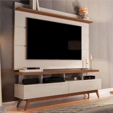 Imagem de Home para TVs de 60 Polegadas Polaris Off White Freijó - CASA H