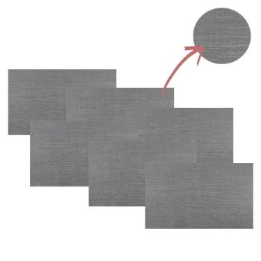 Imagem de Conjunto 6 Peças Jogo Americano Mesa Posta Sousplat Riscado