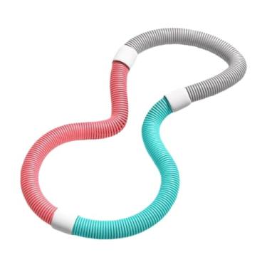 Imagem de Deevoka Acessórios de treino de aro de ginástica com peso dobrável, exercício, aro de mola, equipamento de fitness para abdômen para academia, adultos, homens