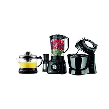 Imagem de Conjunto Mondial, Liquidificador + Batedeira + Espremedor, 220V - KT-105-B