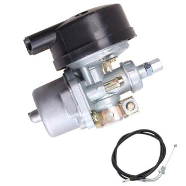 Imagem de Ewillownm Compatível com carburador de motor de bicicleta para motor motorizado de bicicleta de 2 tempos 80cc 66cc 60cc 50cc 49cc