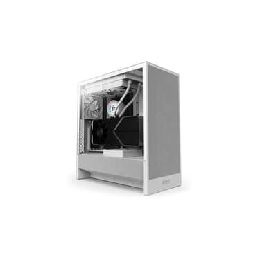 Imagem de Gabinete NZXT H5 Flow, Mid-Tower, ATX, Lateral em Vidro, Branco - CC-H52FW-01