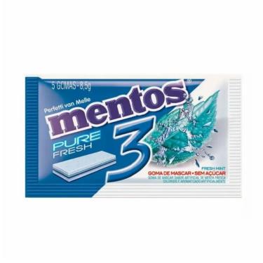 Imagem de Goma Mentos Pure Fresh Mint 3 - 5 Unidades