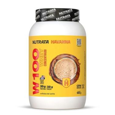 Imagem de Whey Protein W100 Pote 900g Nutrata Doce De Leite Havanna - NUTRIFY