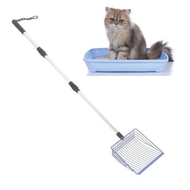 Imagem de Pssopp Punto de cocô de Frango Grande, Comprimento Ajustável de Mão Longa Não Bastão de Arremesso de Seleção de Arremesso de Seleção de Seleção para Gato de Galinheiro Gato de (BLUE)