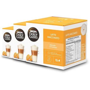 Imagem de 30 Cápsulas Nescafé Dolce Gusto Latte Macchiato