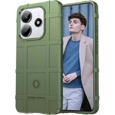 Imagem de Capa Case Xíaomi Redmi Note 14 5G (Tela 6.67) Rugged Shield Anti Impacto (Verde)