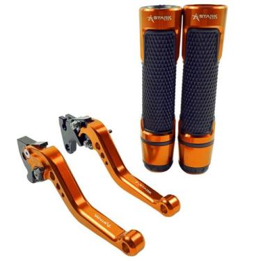 Imagem de Kit Manete Manopla Luva Moto Xt660r Xt 225 Dt 200 Tdm 225 - Stark Race