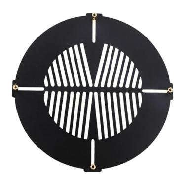 Imagem de ZGUZMCMK Máscara de foco para telescópio, placa de espinha de peixe de linha dupla, profissional, portátil, fácil de usar, acessórios astronômicos, placa de
