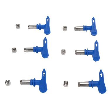 Imagem de Garosa Conjunto Versátil de Pulverizador de Tinta Azul Sem Ar 211 315 417 515 517 523 Para Edifícios Domésticos, 6 Pcs