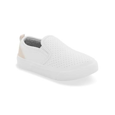 Imagem de Carter's Sapatilha infantil unissex, Branco, 9 Little Kid