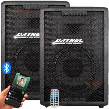 Imagem de Caixas de Som Ativa e Passiva 300w Rms Alto Falante 8" Com Bluetooth U