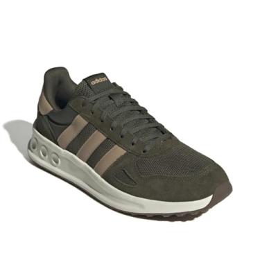 Imagem de adidas Tênis masculino Run 84, Olive Strata/Arenito Quente/Carga Noturna, 39