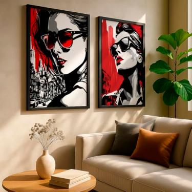 Imagem de Quadro Decorativo Insista Persista Com Moldura | Placa Decorativa Frase Motivacional Determinação Sonhos