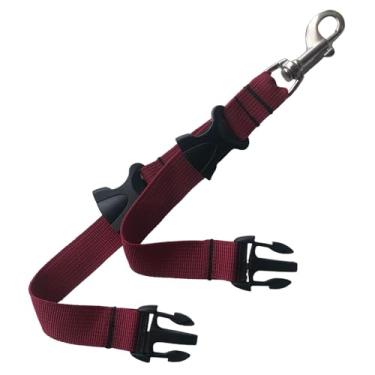 Imagem de oshhni Correia para nadadeiras de mergulho, fivela universal para pendurar, correia para snorkel, para homens e mulheres, natação e mergulho livre, Vermelho