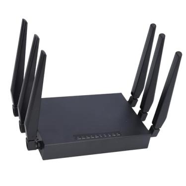 Imagem de Ymiko 5G CPE Router Dual Band WiFi6 1000Mbps Gigabit Ethernet Network 5G WiFi Router Com 8 Antenas da Ásia Média (Plugue da UE)
