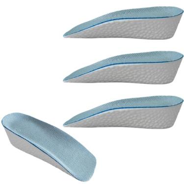 Imagem de Lcyiweu Altura Da Palmilha, Almofada Ortopédica Alta, Fascite Plantar, Pés Chatos, Tendinite Do Calcâneo, Almofadas Ortopédicas De Suporte Arco, Alívio Para Os (2 Pares) (Azul, 2,5 Cm)
