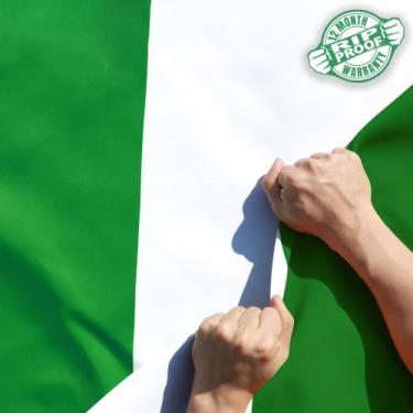 Imagem de Bandeira Anley à prova de rasgos, dupla face, 3 camadas, Nigéria, 90x1