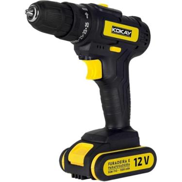 Imagem de Parafusadeira e Furadeira a Bateria 12V SC-99 com Maleta, Carregador Bivolt, Brocas e Bits - Controle de Torque e Luz LED