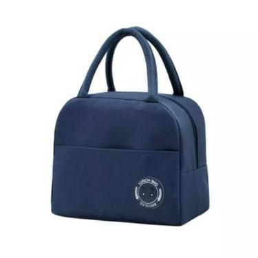 Imagem de Bolsas Térmica Portátil Lancheira Térmica Marmita Viagem (Azul)