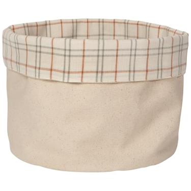 Imagem de Cesta de pão de lona em padrão xadrez por Now Designs by Danica