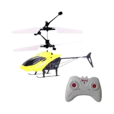 Imagem de Mini Drone RC Recarregável De 2 Canais Com Controle Remoto, Helicópter