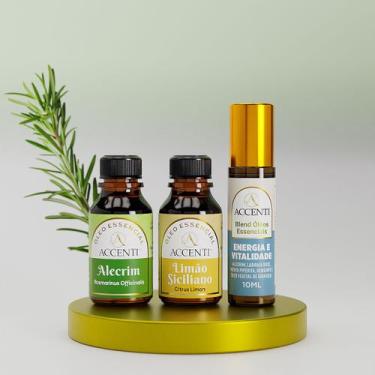 Imagem de Kit Energia de Óleos Essenciais e Blend - Accenti