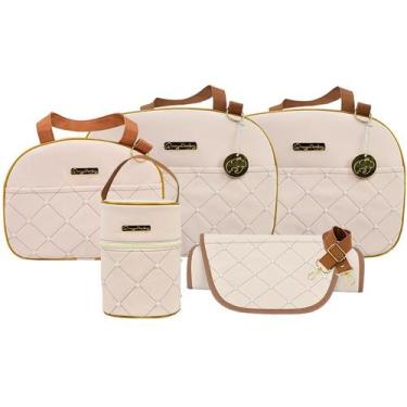 Imagem de Kit Bolsa Mala Maternidade Para Bebê Várias Cores Menina e Menino - Ro