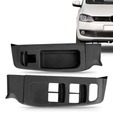 Imagem de Jogo moldura botao vidro eletrico fox 2010 2011 2012 2013 2014 4 porta