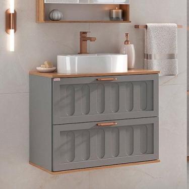 Imagem de Gabinete Milena 80 Suspenso - Fabribam, Avelã / Catedral