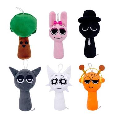 Imagem de Jogo de pelúcia Super JAKES Sprunki para crianças adultas (6 unidades)