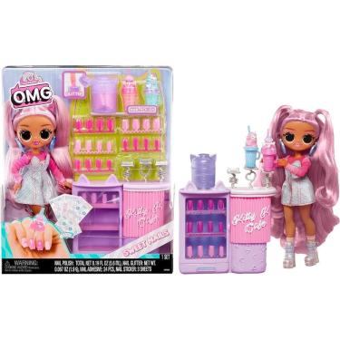 Imagem de Boneca L.O.L. Surprise OMG Sweet Nails Kitty K Café - 503859 - Candide
