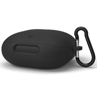 Imagem de Geekria Capa de silicone compatível com Soundcore por Anker Liberty 4 Pro True Wireless Earbuds (Preto)