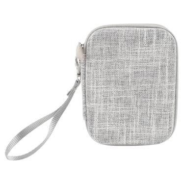 Imagem de Generic Caixa de Transporte de Câmera Portátil, Hard Shell Dust à Prova de pó Bag de Armazenamento de Câmera Proteção à Prova d'água Com Alça de Mão para Link Sq para Link (Branco)