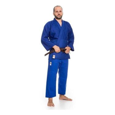Imagem de 2X Kimono Judo Trançado Adulto Azul