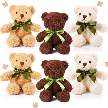 Imagem de Brinquedos de pelúcia para animais de pelúcia Hydren Bear 25 cm, 6 uni