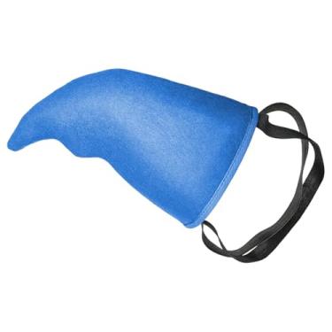 Imagem de MotiveTech Fantasia de tubarão para festa de formatura de clube, acessórios para fantasia de tubarão para adultos, Azul