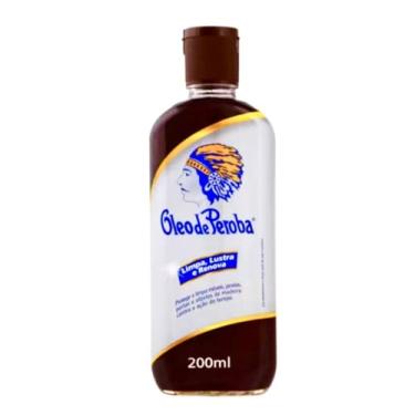 Imagem de Óleo de Peroba, Limpador e Lustrador de Madeira, Proteção Contra Ação do Tempo, Limpeza de Pisos de Madeira, 200mL