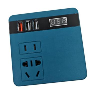 Imagem de Amagogo Inversor de Energia DC 18V-21V para AC 220V, Conversor Profissional Leve E Resistente, Fonte de Alimentação, Conversor para Trabalho Ao Ar Livre, Azul Escuro, Tamanho real