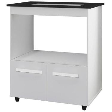 Imagem de Balcao Para Cooktop 4 Bocas 2P 75 cm Elisa Mobbs - Moblis Móveis, Bran