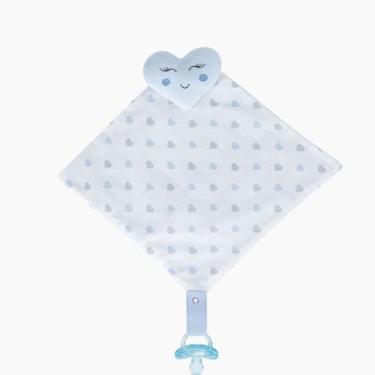 Imagem de Naninha com Prendedor de Chupeta Bichinho Pelúcia Bebê Menina Menino -