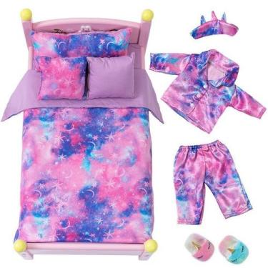 Imagem de Roupas e acessórios para bonecas K.T. Fancy 8 peças por 18 polegadas